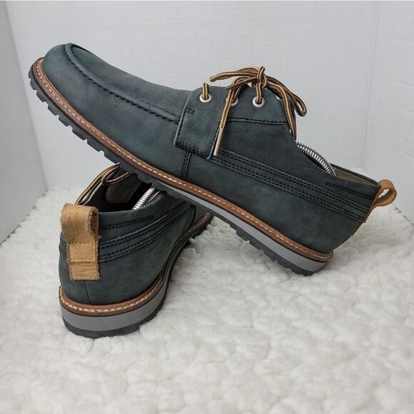 Lacoste Marceau Low 2 SRM LTH Mens Size 12 Golf Spikless Boat Gray Leather Shoe - Picture 6 of 11